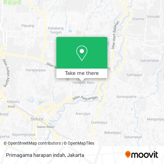 Primagama harapan indah map