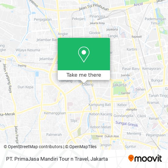 PT. PrimaJasa Mandiri Tour n Travel map