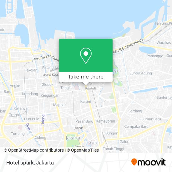 Hotel spark map