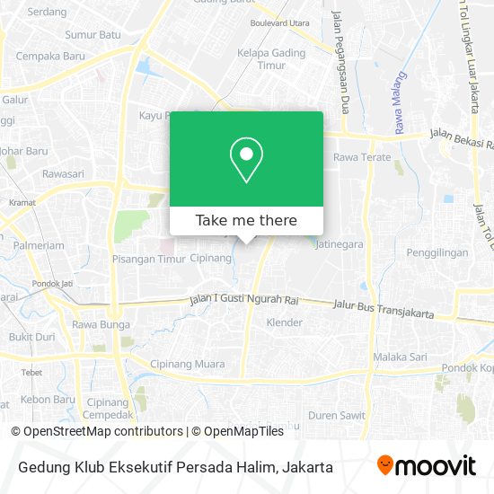 Gedung Klub Eksekutif Persada Halim map