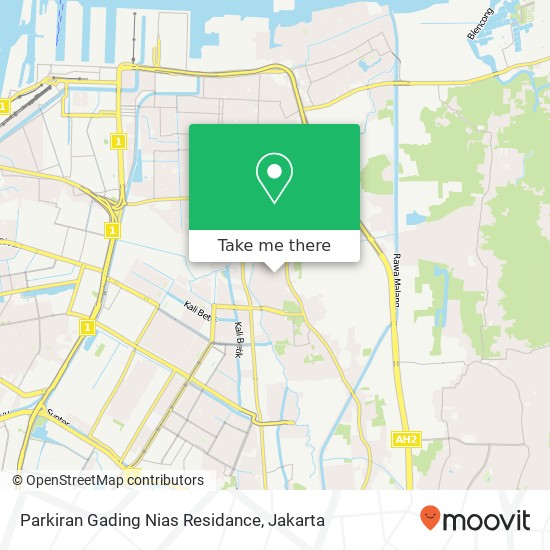 Parkiran Gading Nias Residance map