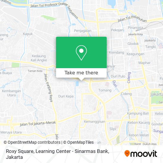 Roxy Square, Learning Center - Sinarmas Bank map