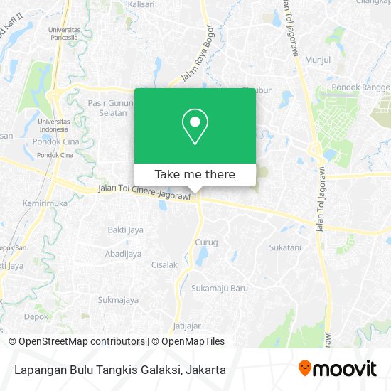 Lapangan Bulu Tangkis Galaksi map