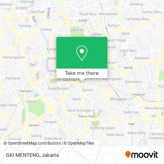 GKI MENTENG map