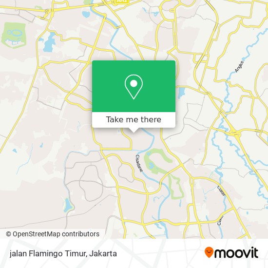 jalan Flamingo Timur map