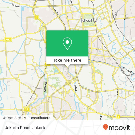 Jakarta Pusat map