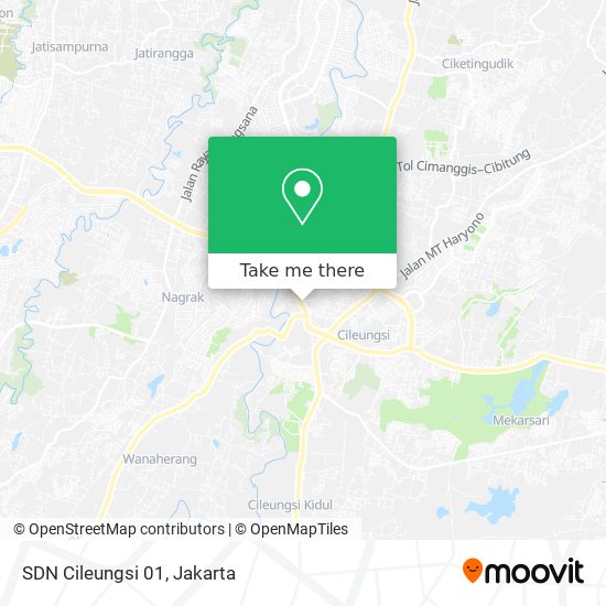 SDN Cileungsi 01 map