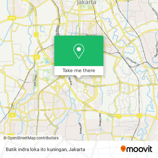 Batik indra loka itc kuningan map