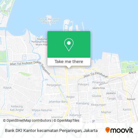 Bank DKI Kantor kecamatan Penjaringan map