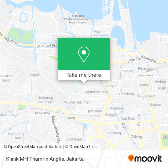 Klinik MH Thamrin Angke map