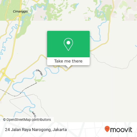 24 Jalan Raya Narogong map