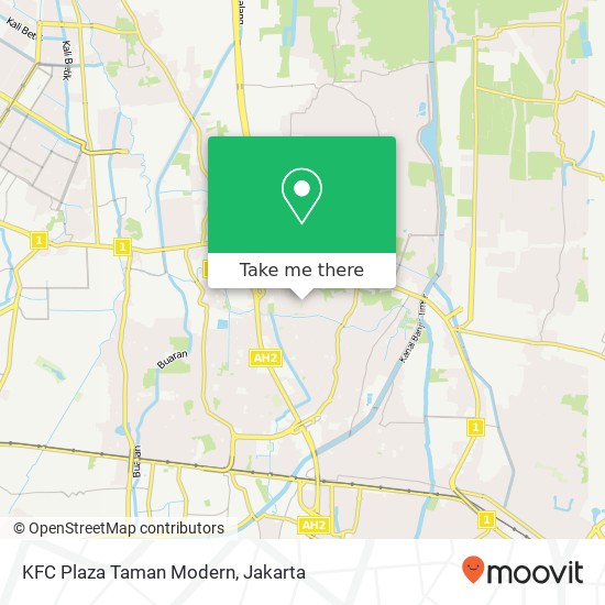 KFC Plaza Taman Modern map