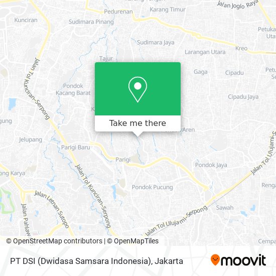 PT DSI (Dwidasa Samsara Indonesia) map