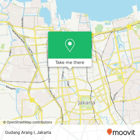 Gudang Arang I map