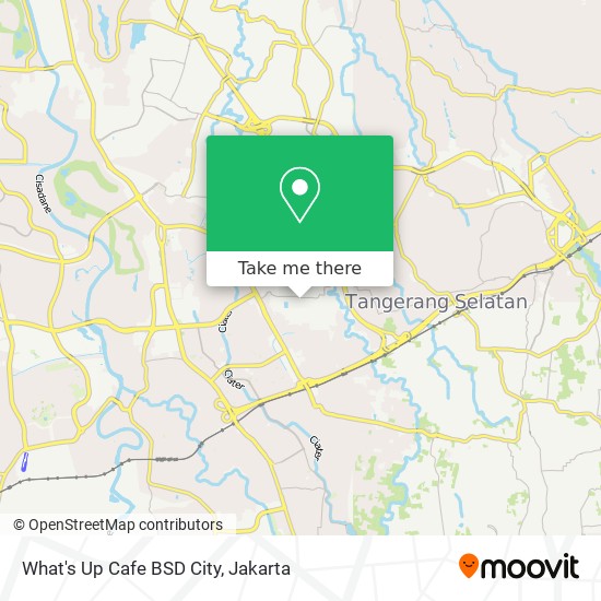 What's Up Cafe BSD City map