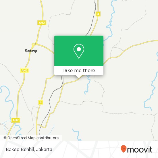 Bakso Benhil map