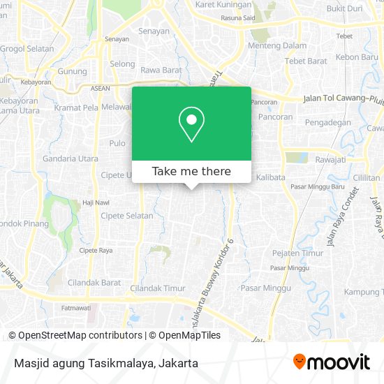 Masjid agung Tasikmalaya map