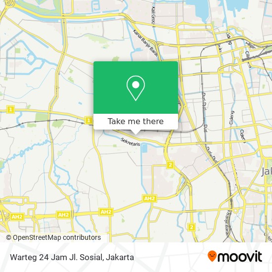 Warteg 24 Jam Jl. Sosial map