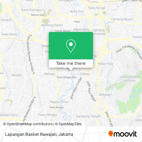 Lapangan Basket Rawajati map