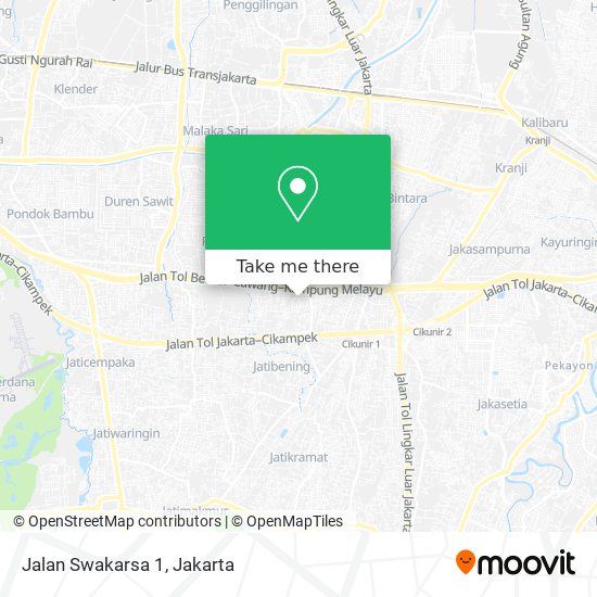 Jalan Swakarsa 1 map