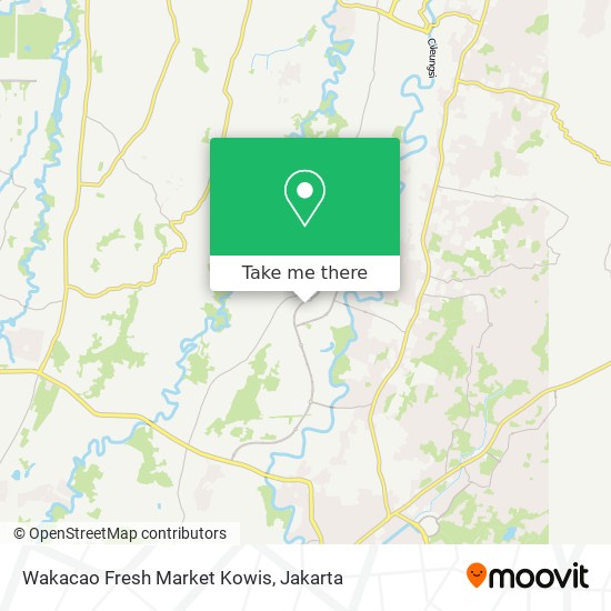 Wakacao Fresh Market Kowis map