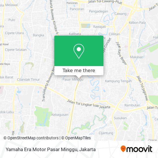 Yamaha Era Motor Pasar Minggu map