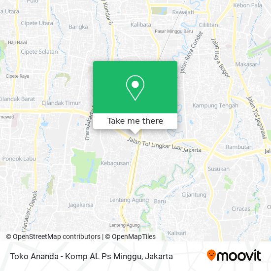 Toko Ananda - Komp AL Ps Minggu map