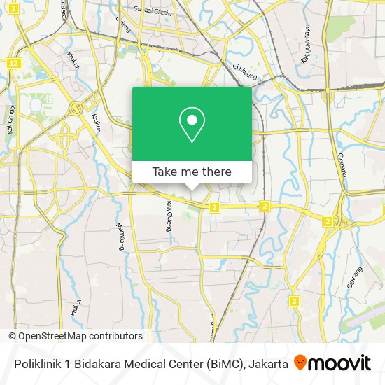 Poliklinik 1 Bidakara Medical Center (BiMC) map