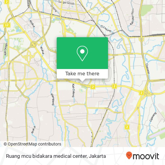 Ruang mcu bidakara medical center map