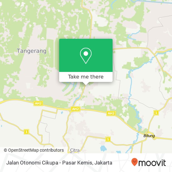 Jalan Otonomi Cikupa - Pasar Kemis map