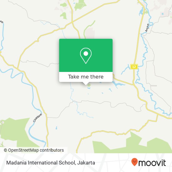 Madania International School map