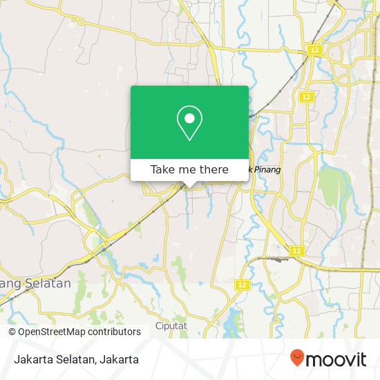 Jakarta Selatan map