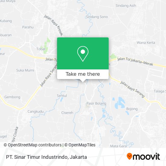 PT. Sinar Timur Industrindo map