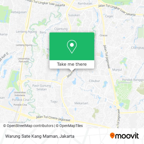 Warung Sate Kang Maman map