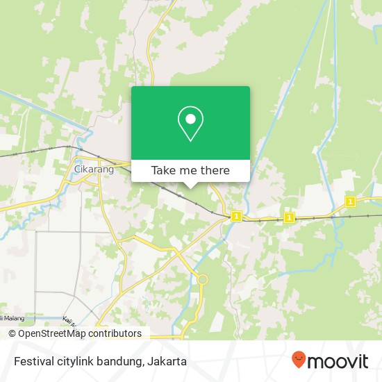 Festival citylink bandung map