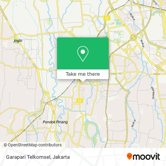 Garapari Telkomsel map