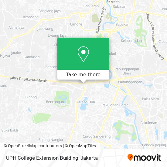 UPH College Extension Building map