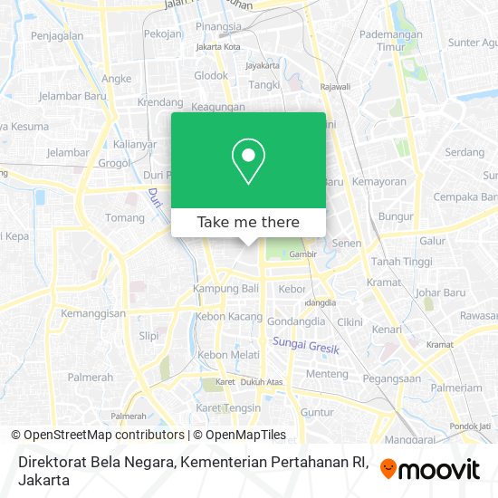 Direktorat Bela Negara, Kementerian Pertahanan RI map