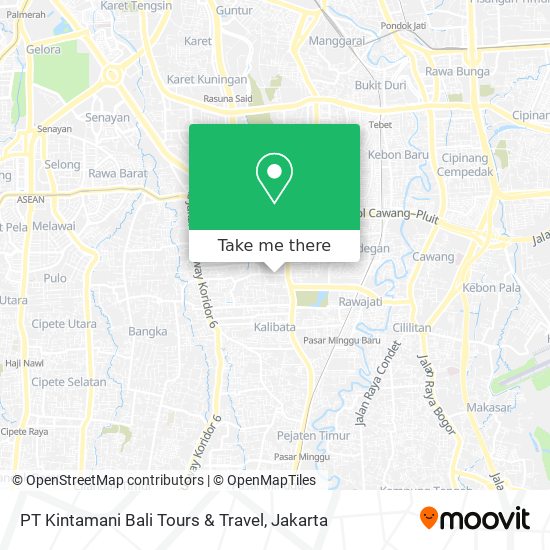 PT Kintamani Bali Tours & Travel map