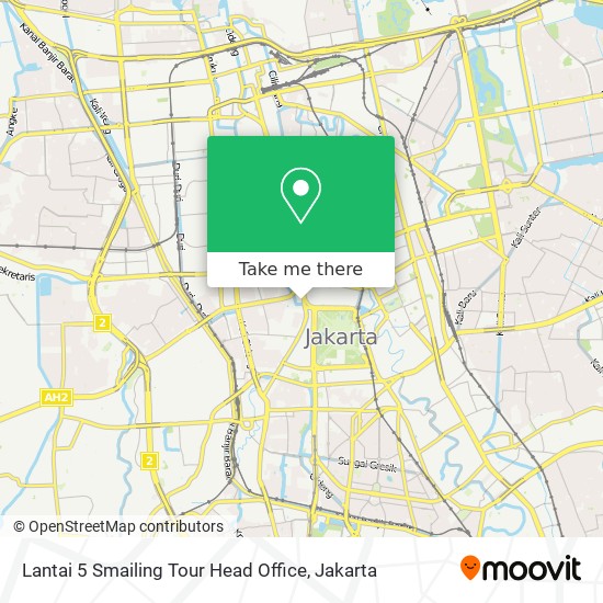 Lantai 5 Smailing Tour Head Office map