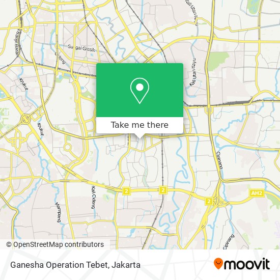 Ganesha Operation Tebet map