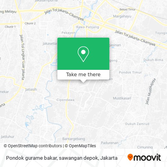 Pondok gurame bakar, sawangan depok map