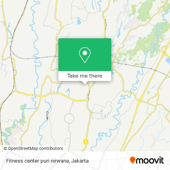Fitness  center puri nirwana map