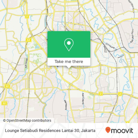 Lounge Setiabudi Residences Lantai 30 map
