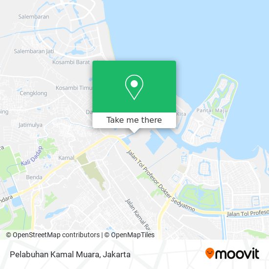 Pelabuhan Kamal Muara map