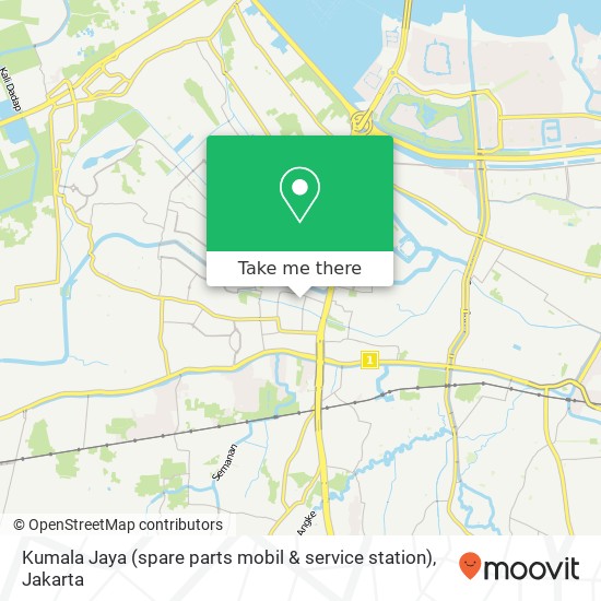 Kumala Jaya (spare parts mobil & service station) map