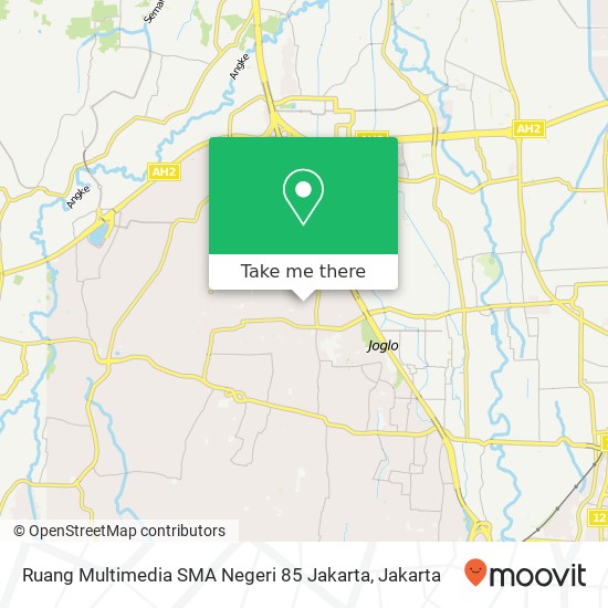 Ruang Multimedia SMA Negeri 85 Jakarta map