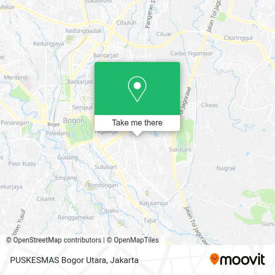 PUSKESMAS Bogor Utara map