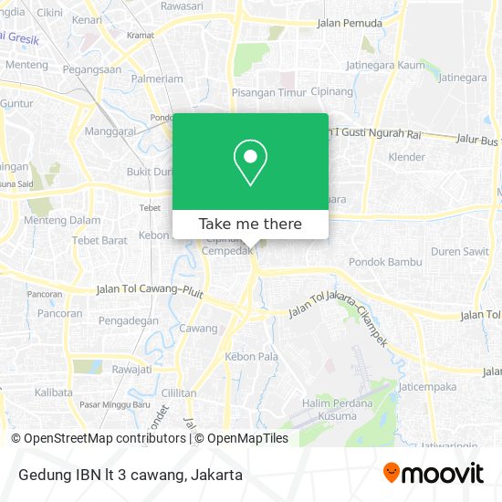 Gedung IBN lt 3 cawang map