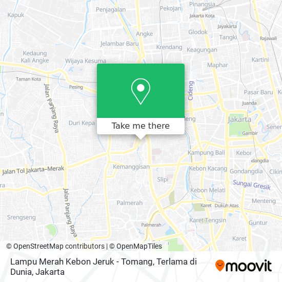 Lampu Merah Kebon Jeruk - Tomang, Terlama di Dunia map